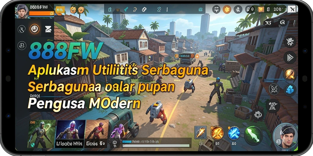 Tangkapan layar utama 888FW menunjukkan antarmuka intuitif aplikasi Utility.
