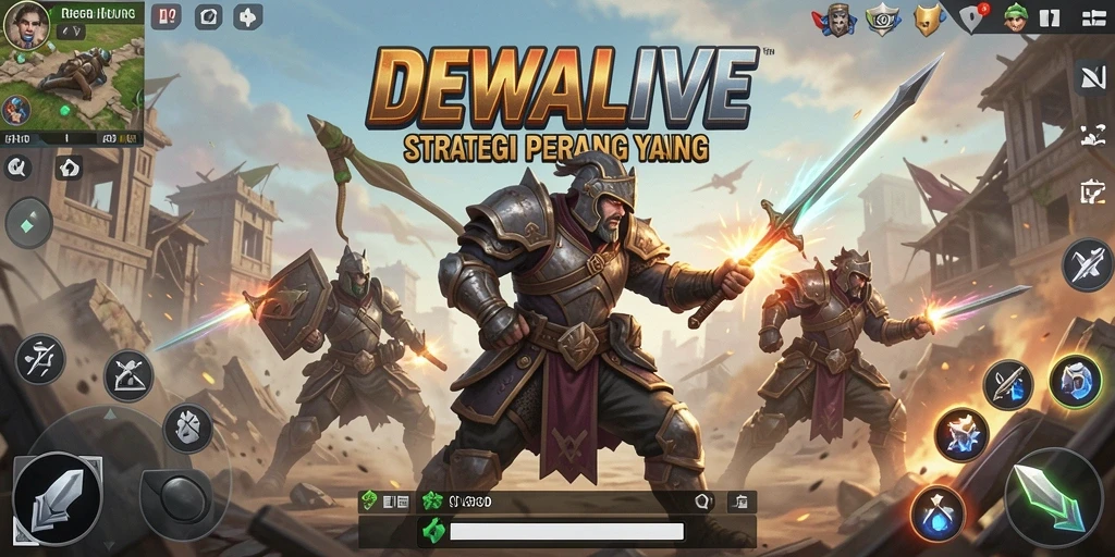 Screenshot DEWALIVE menampilkan gameplay seru dengan strategi yang dinamis.
