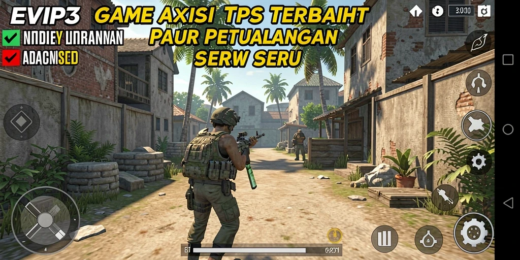 Tampilan gameplay memukau dalam <strong>EVIP3</strong>, siap untuk pertempuran seru.