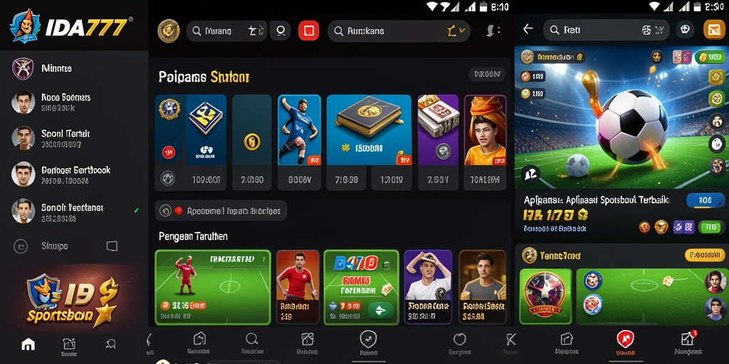 Tampilan gameplay Sportsbook yang menarik dan interaktif.