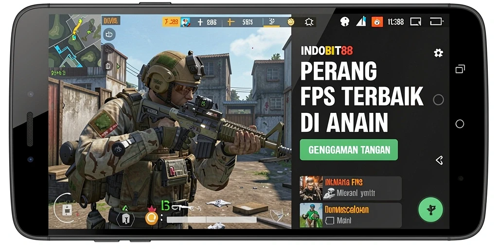 Gameplay seru dari INDOBIT88 dengan aksi tembak-tembakan yang mendebarkan.