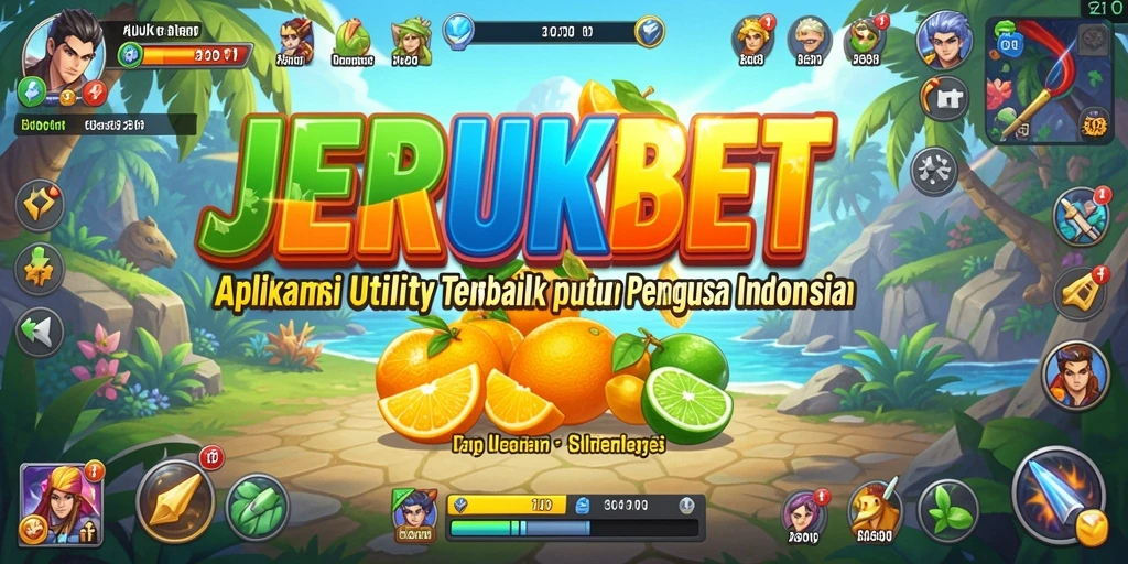 Screenshot utama JERUKBET menampilkan antarmuka pengguna yang intuitif.