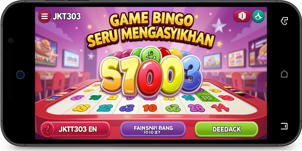 Tampilan gameplay JKT303 dengan suasana Bingo yang seru.