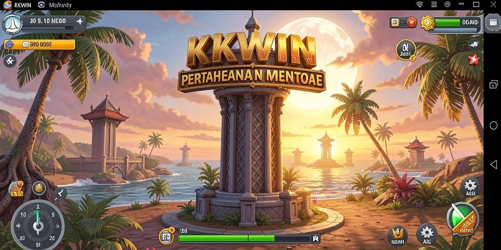 Tampilan gameplay menarik dari KKWIN di kategori Tower Defense.