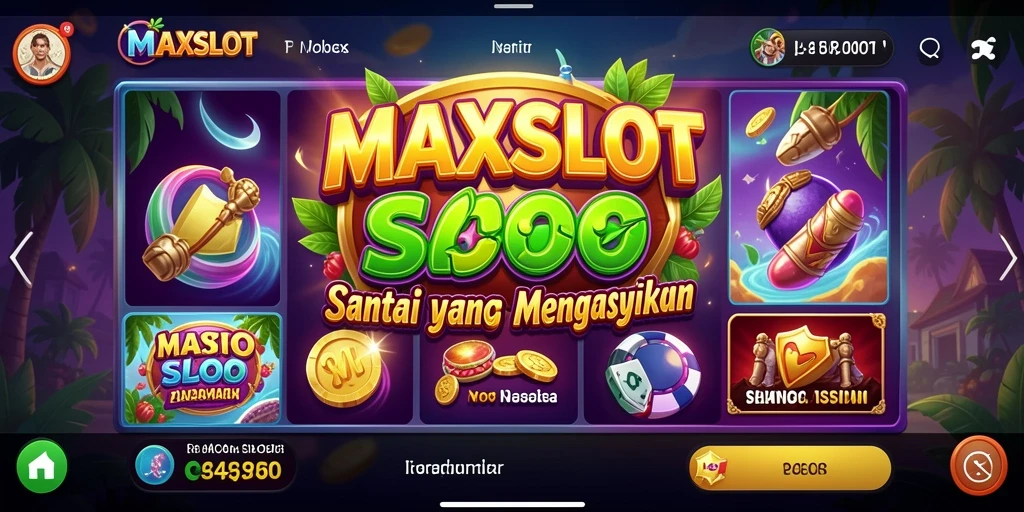 Tampilan menawan dari MAXSLOT dengan gameplay menyenangkan.