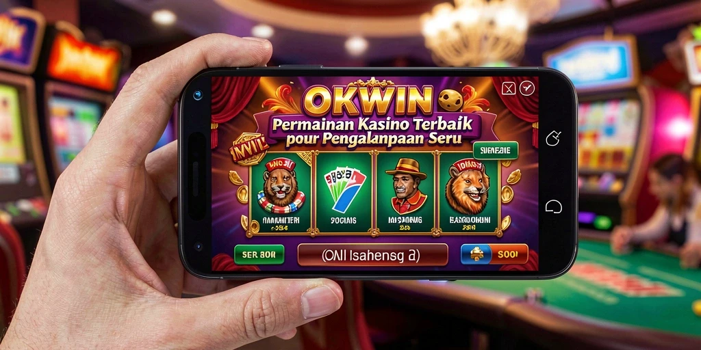 Tampilan menarik dari gameplay Kasino di OKWIN.