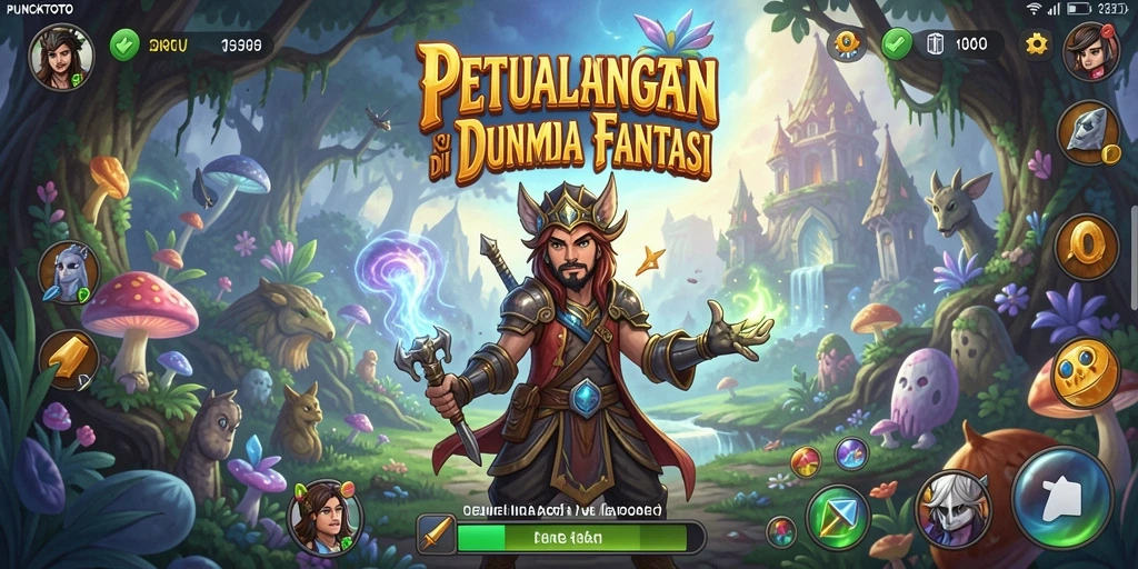 Menampilkan gameplay seru dan menantang dalam dunia PUNCAKTOTO.