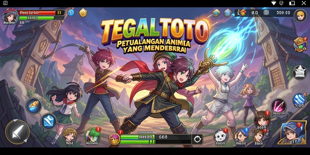 Gameplay TEGALTOTO yang menakjubkan penuh aksi Anime.