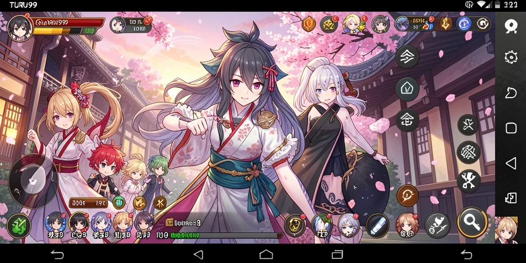 Gameplay menarik dengan karakter anime yang menawan.