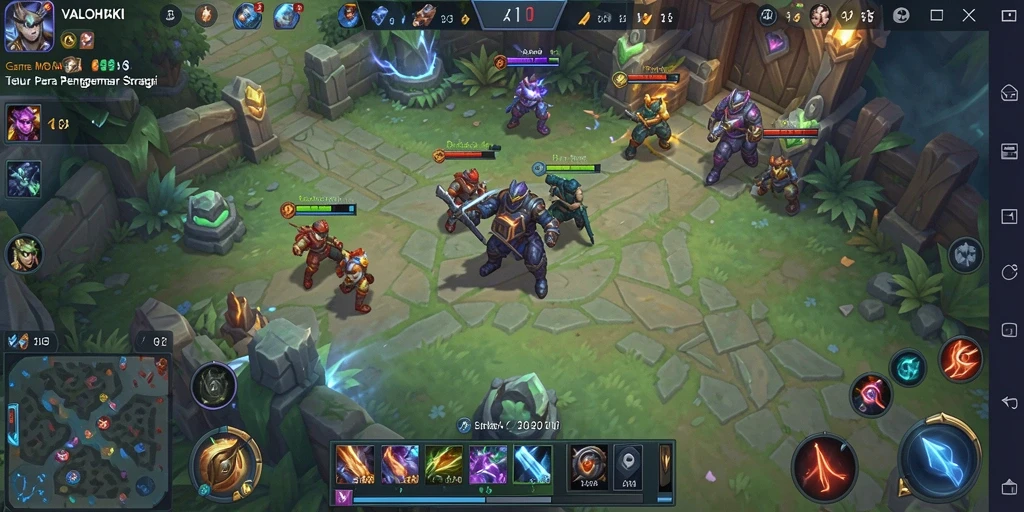 Screenshot gameplay VALOHOKI yang mendebarkan dan penuh aksi.